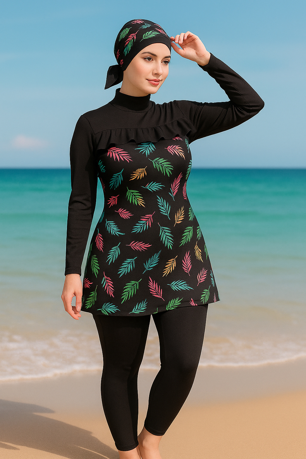 ملابس سباحة اسلامي وركة