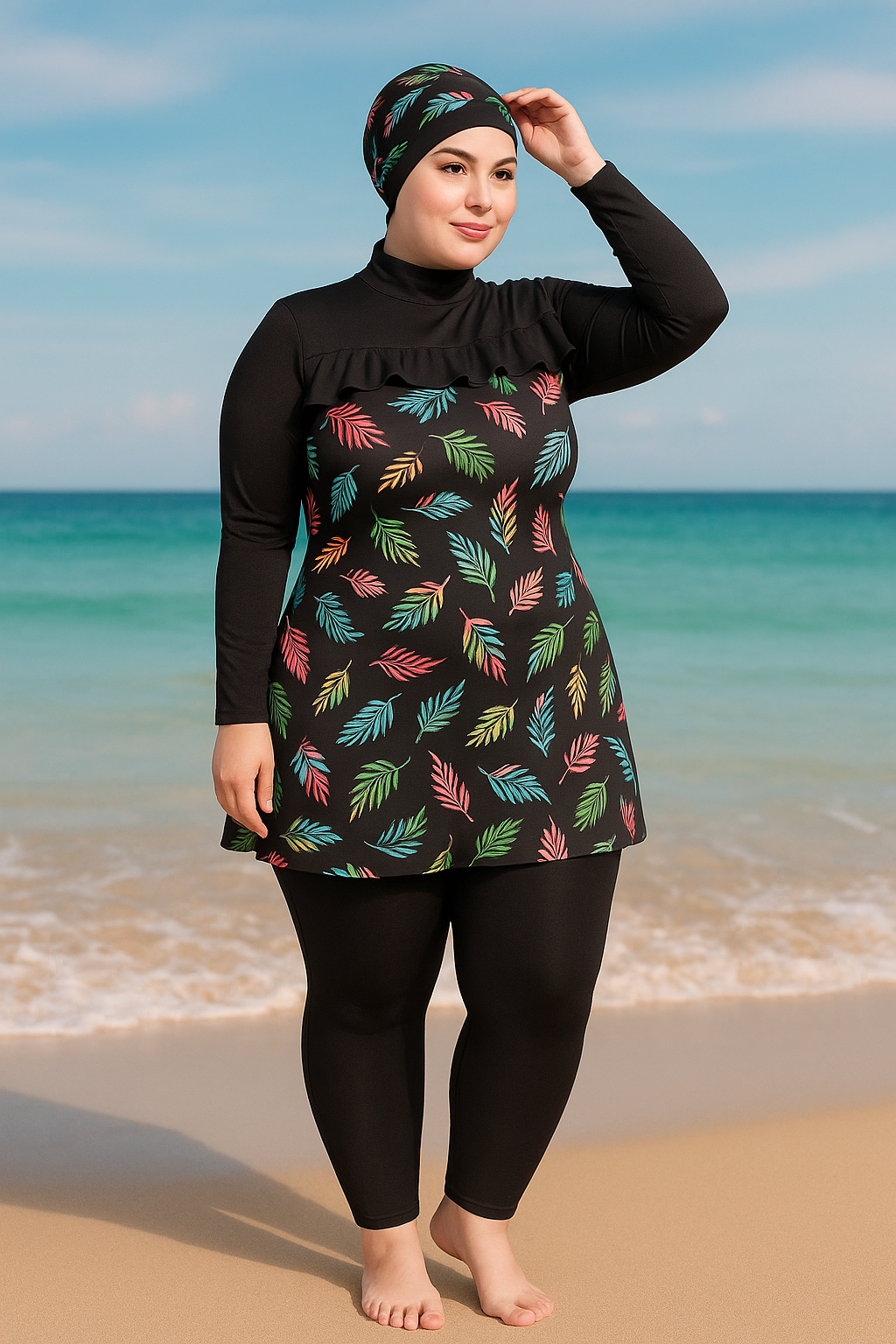 ملابس سباحة اسلامي وركة